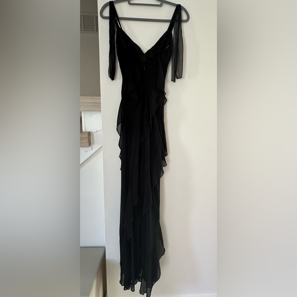 City Triangles Black Sleeveless Maxi Gown Size 3 - Picture 2 of 7